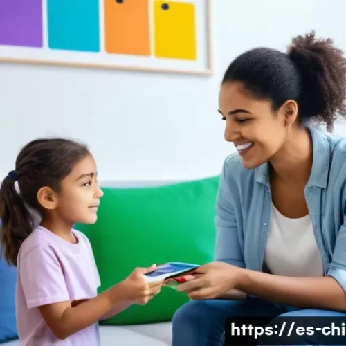 Home 32 아동심리상담사로 재취업하기 - A professional child psychologist conducting a therapy session with a young child wearing casual clo...