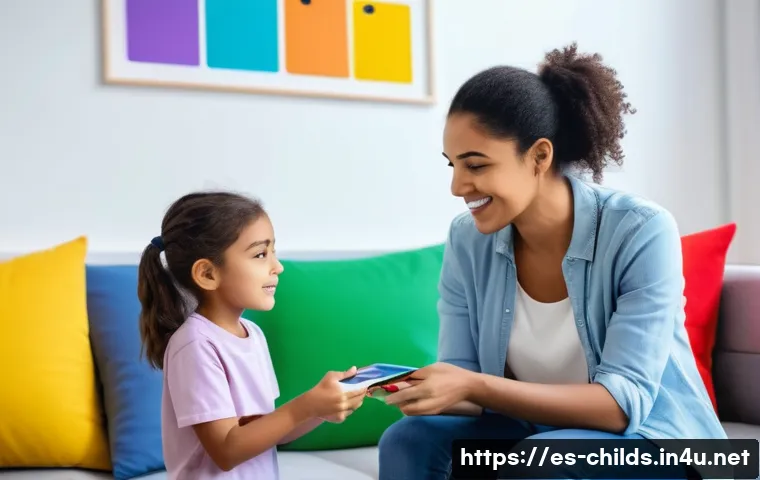 아동심리상담사로 재취업하기 - A professional child psychologist conducting a therapy session with a young child wearing casual clo...